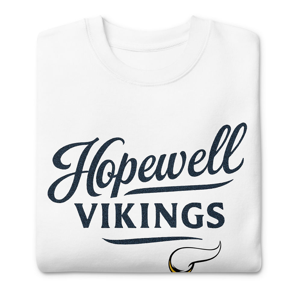 Thumbnail: Hopewell Vikings Unisex Premium Sweatshirt w/Logo Cotton Heritage M2480