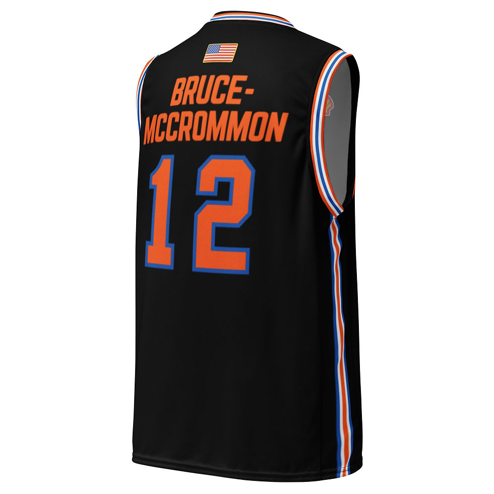 Thumbnail: 2026 WORLD Team Pipers Salute Blacktop Replica Game Jersey BRUCE-MCCROMMON #12