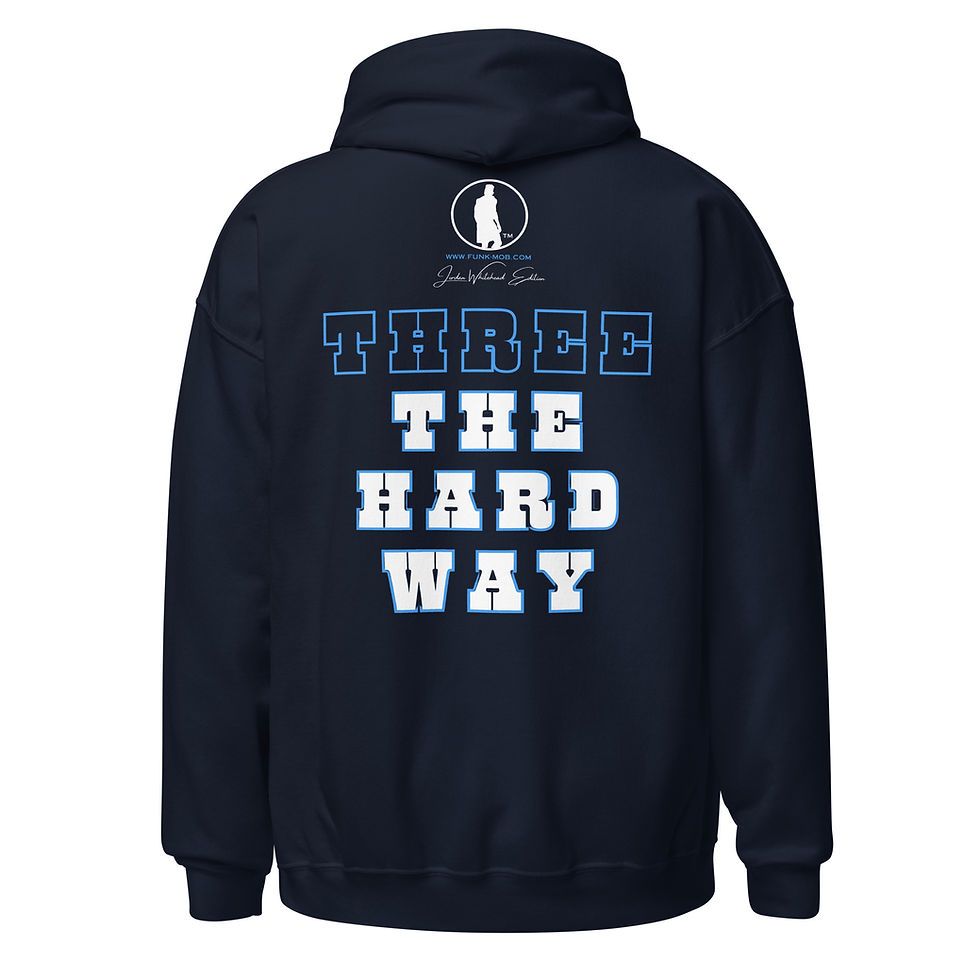 Thumbnail: 3 The Hard Way (Jordan Whitehead Edition) Central Valley 2023 Camp Hoodie