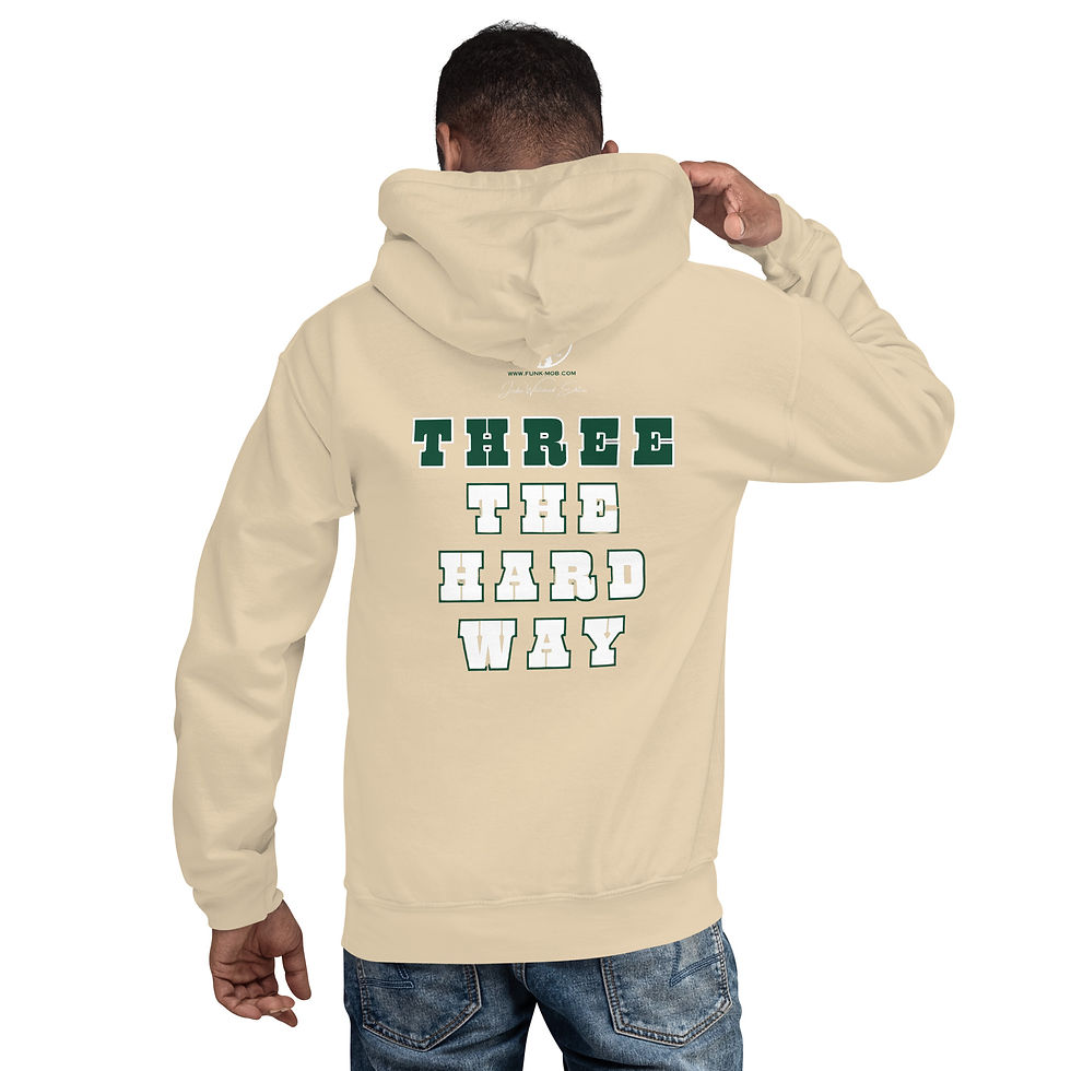 Thumbnail: 3 The Hard Way (Jordan Whitehead Edition) NYJ 2023 Camp Hoodie