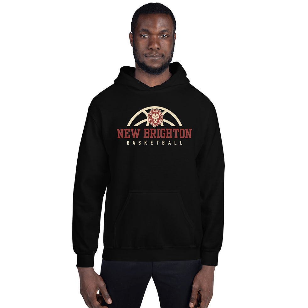 Thumbnail: New Brighton Basketball - WE ARE NB Gildan Unisex Hoodie (Sports Factory) Black