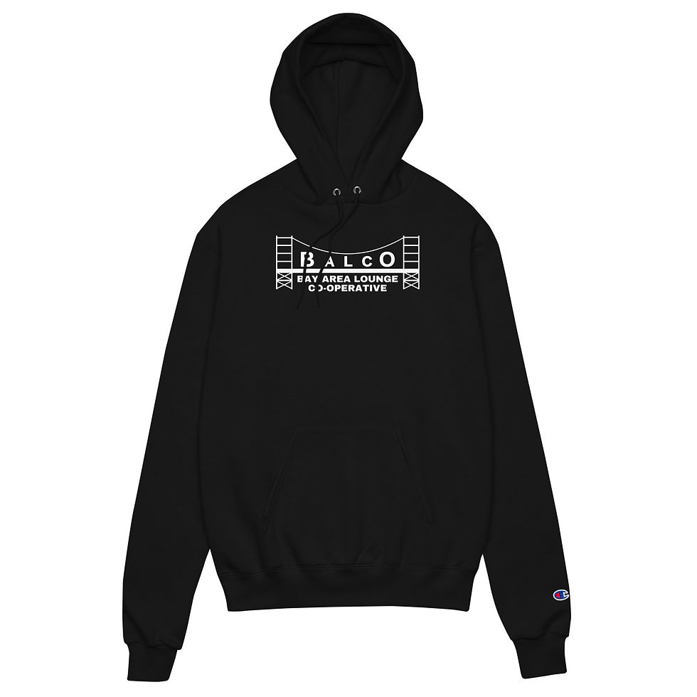 Thumbnail: BAY AREA LABORATORY CO-OPERATIVE "RUN IT BACK" Champion Series B&W Hoodie