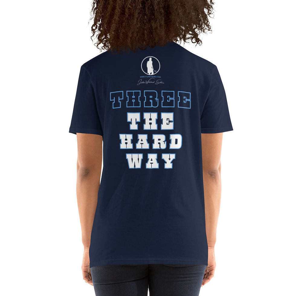 Thumbnail: 3 The Hard Way (Jordan Whitehead Edition) Central Valley Navy 2023 Camp T-Shirt