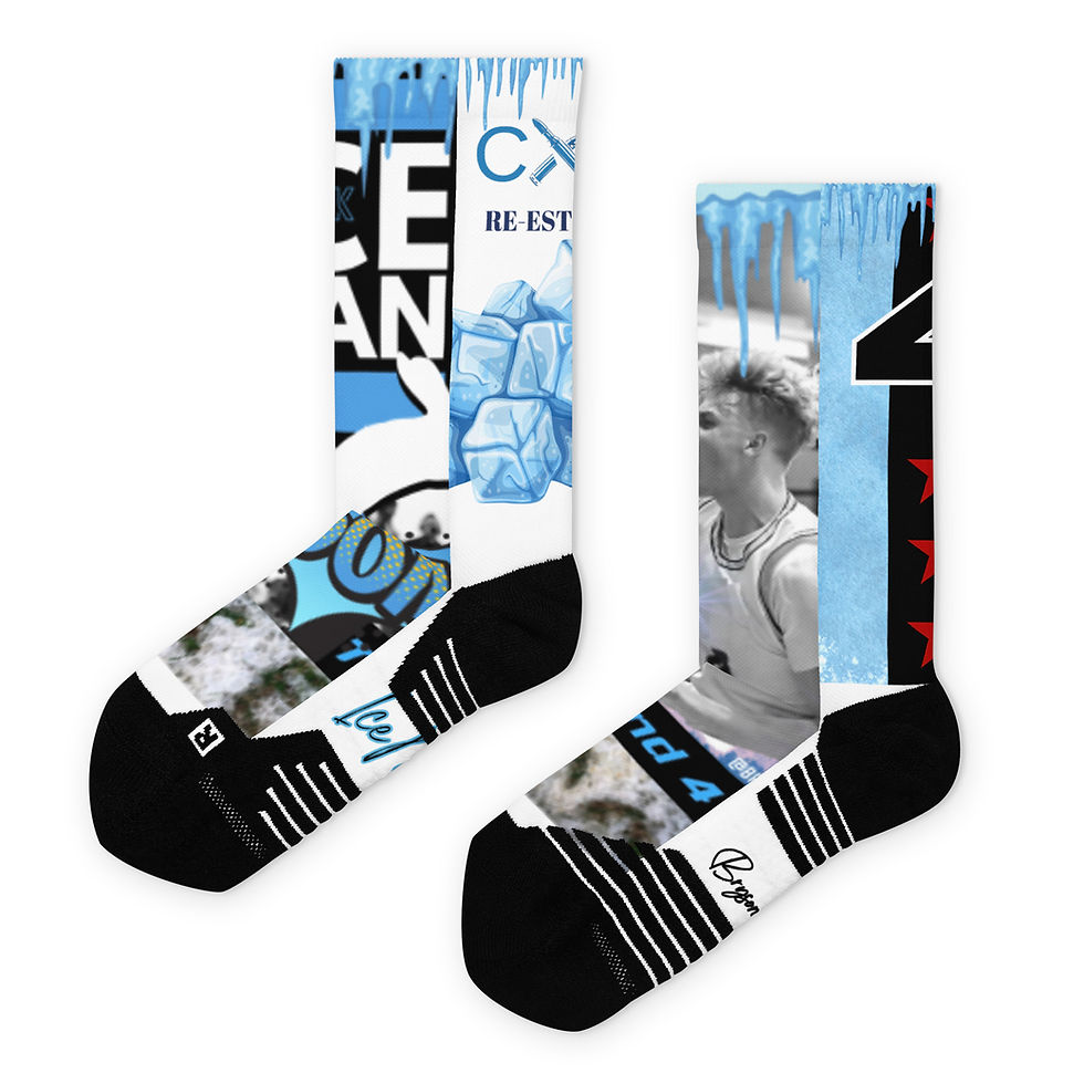 Thumbnail: Bryson Kirschner IceMan CXG Basketball Socks