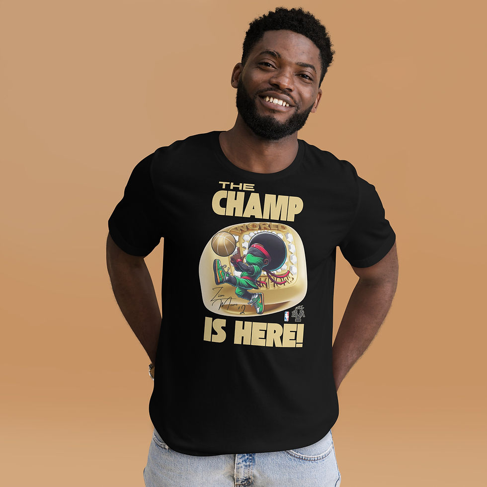Thumbnail: Zion Moore "THE CHAMP IS HERE!" 2025 WPIAL Champions Edition T-Shirt