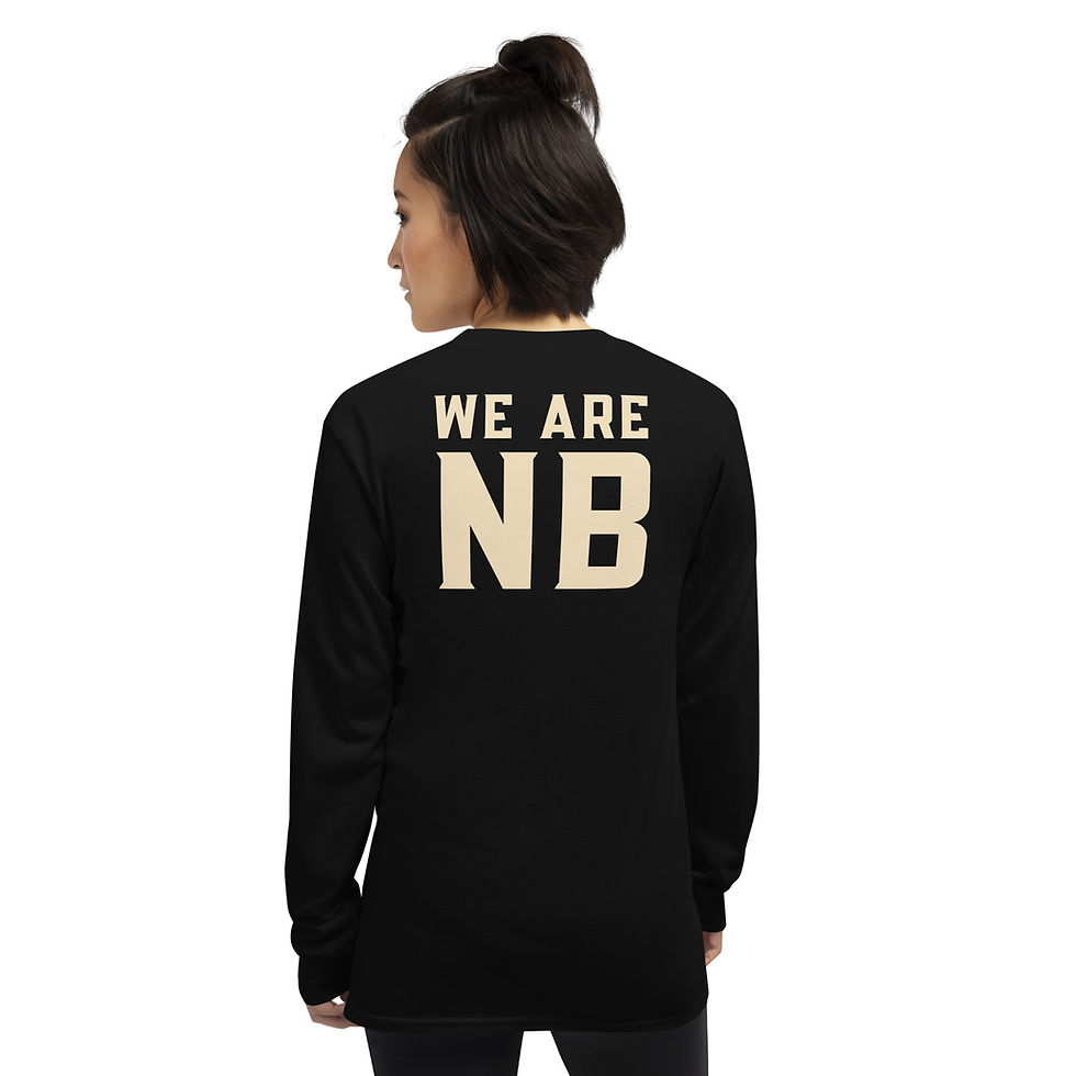 Thumbnail: New Brighton Basketball - WE ARE NB Gildan Long Sleeve T-Shirt (Sports Factory)