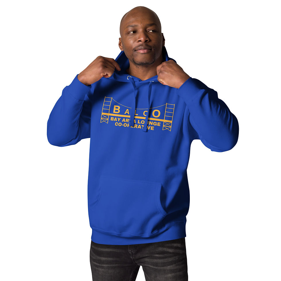 Thumbnail: BALCO (ALL CAPS) LOUNGE EDITION PREMIUM COTTON HERITAGE M2580 ROYAL BLUE HOODIE