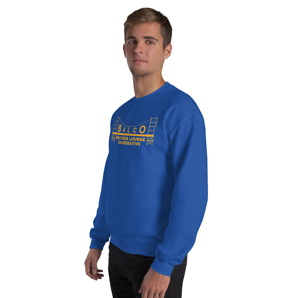 Thumbnail: BALCO (ALL CAPS) ROYAL BLUE GILDAN SWEATSHIRT