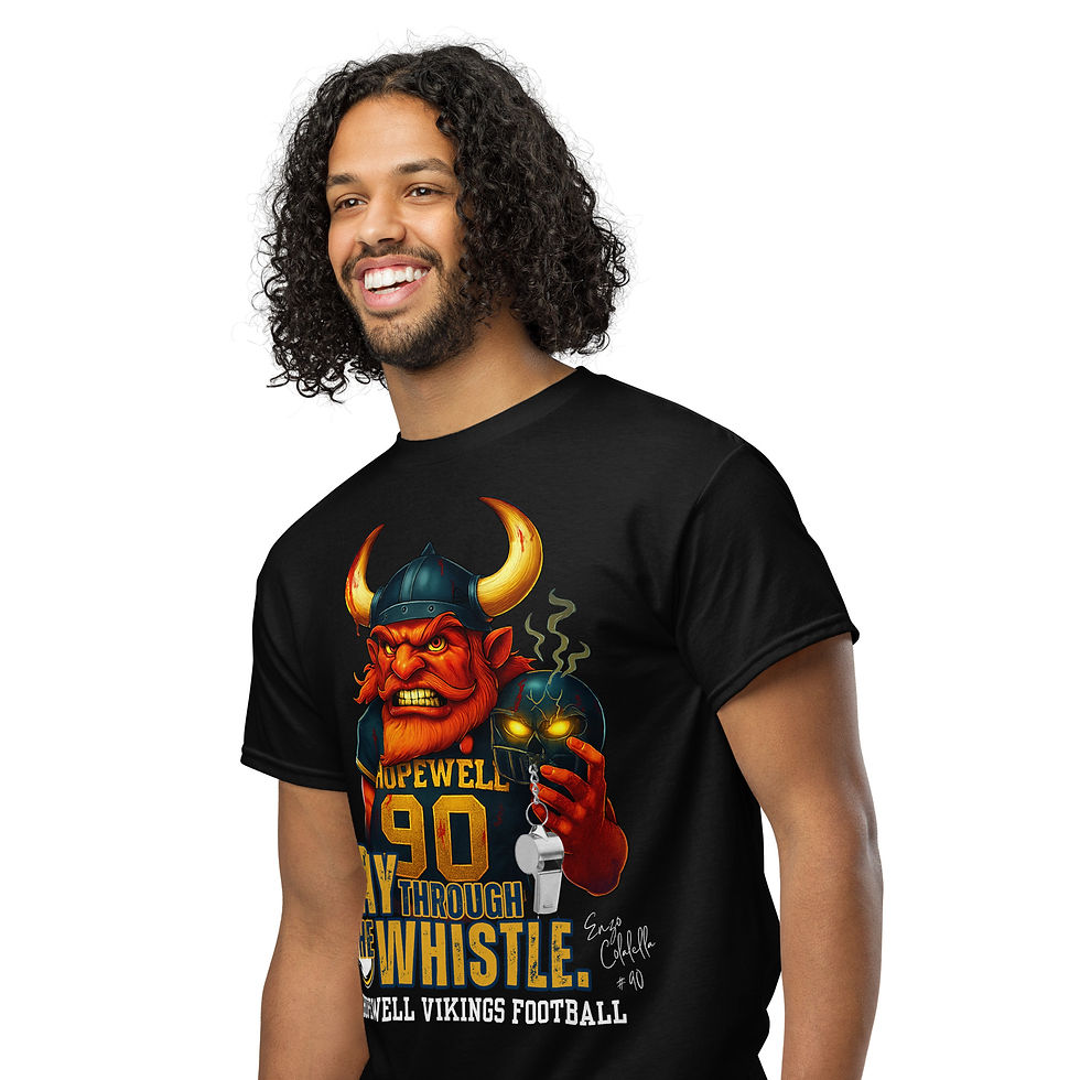 Thumbnail: Play Through The Whistle (Enzo Edition) Unisex Sports Tee Gildan 8000 DryBlend®