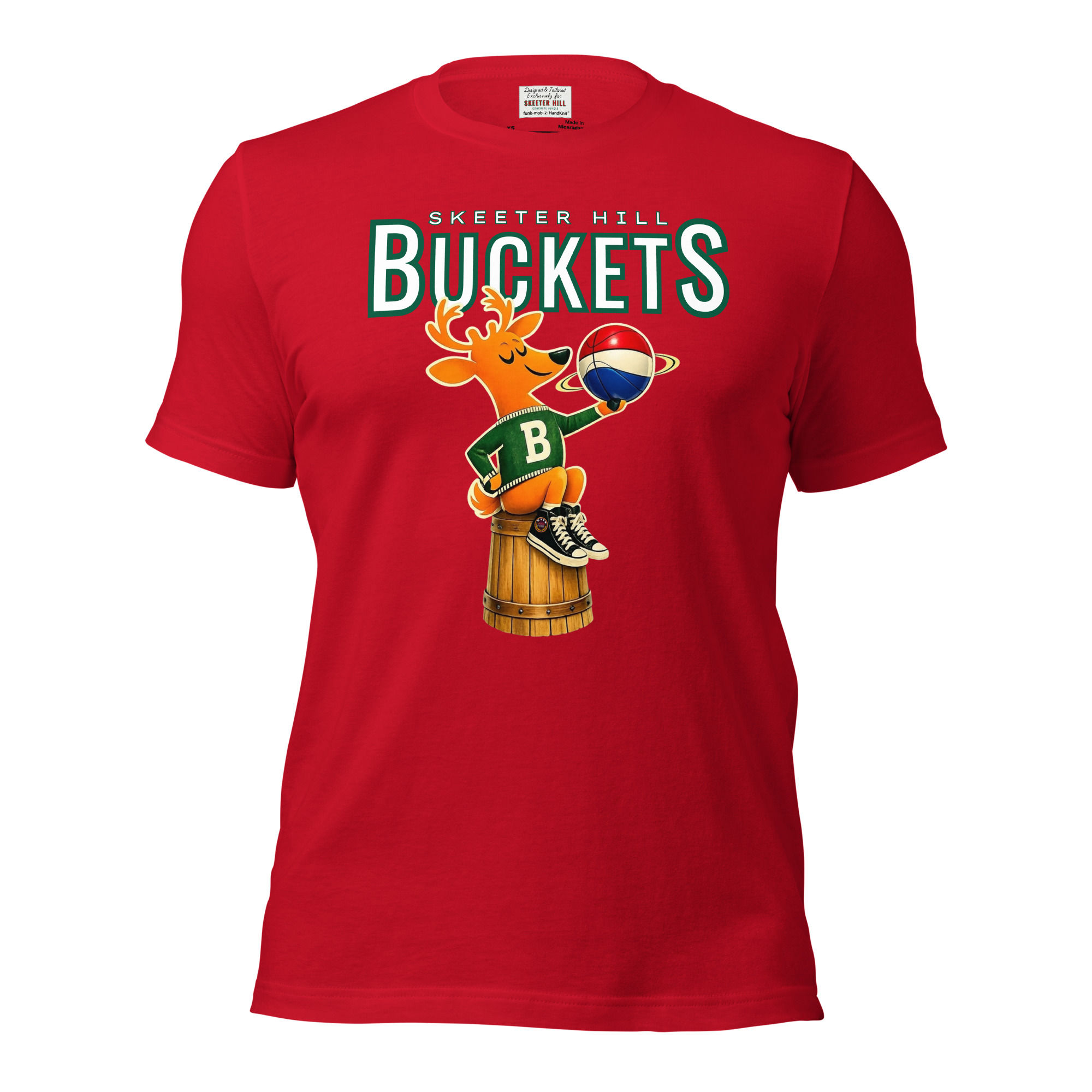 Skeeter Hill "Buckets on Buckets" 2026 CJ2K D-League Unisex T-shirt Red