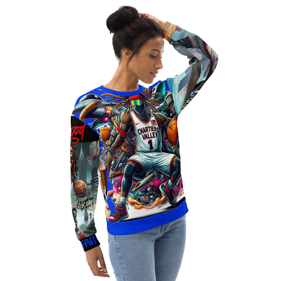 Thumbnail: Bagfam Unisex Freaky Sweatshirt (Champion of Everything)