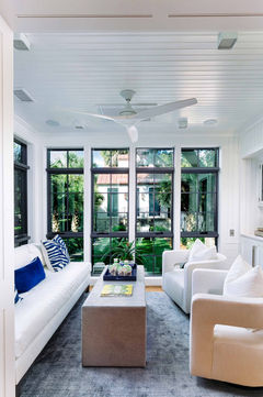 Bright and airy sunroom