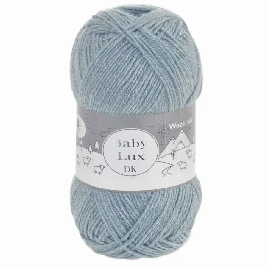 Woolcraft baby lux dk 100 gm duck egg