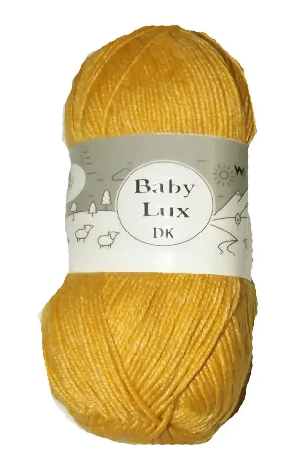 Woolcraft baby lux dk 100 gm mustard