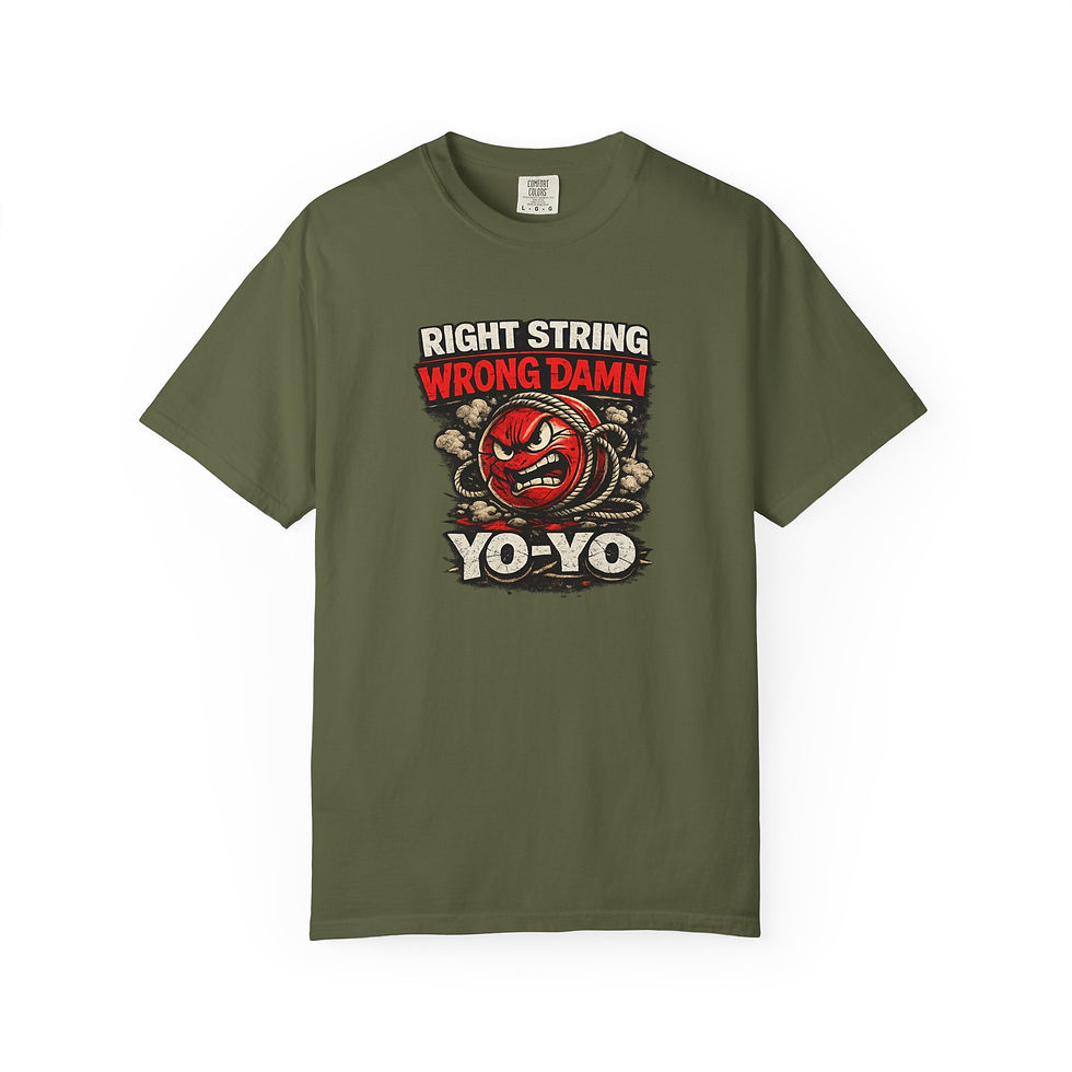 Thumbnail: Right String, Wrong Damn Yo-Yo™ Graphic T-Shirt