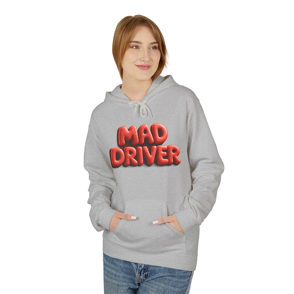 Thumbnail: MAD DRIVER™ 3D Puff Logo Pullover Hoodie