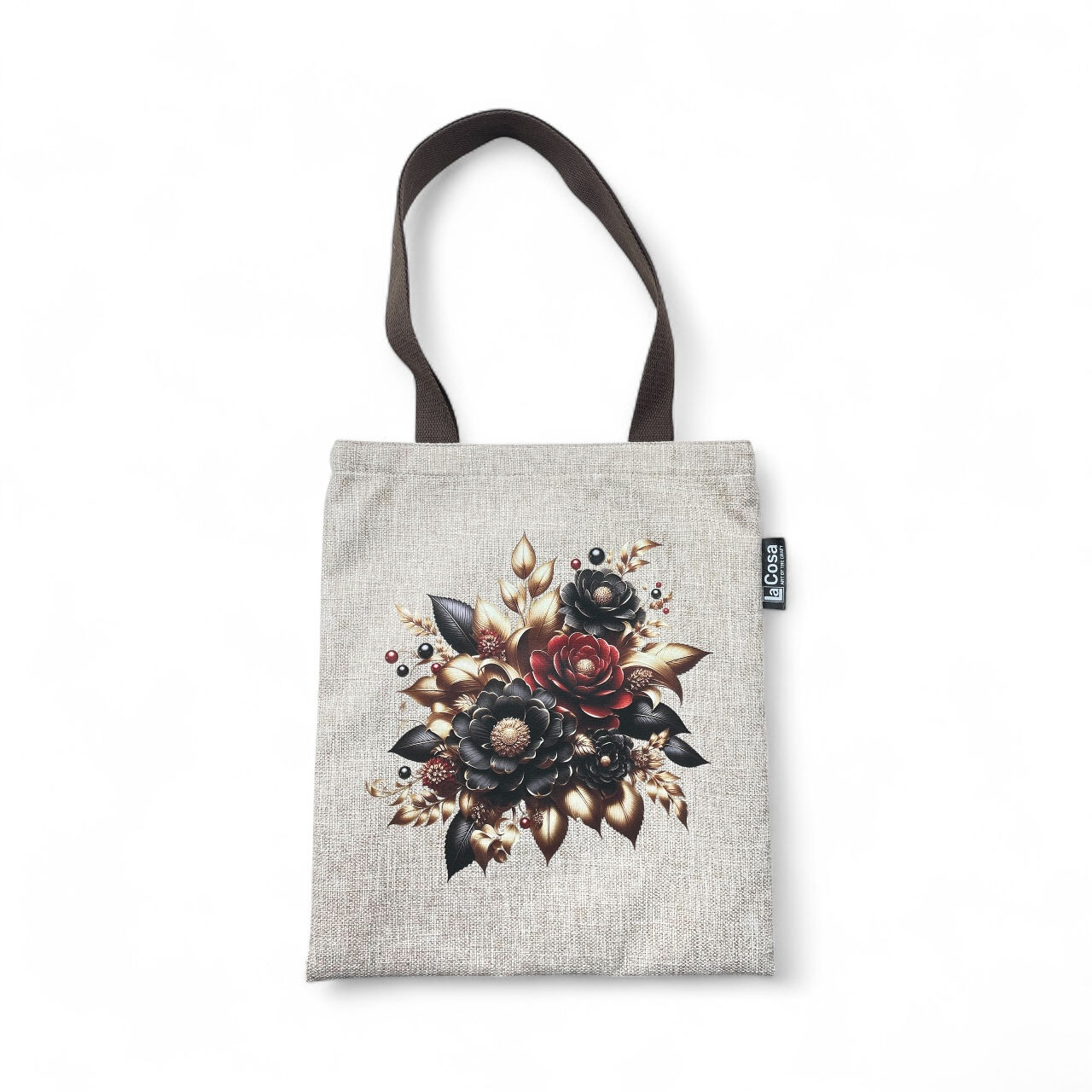 сумка через плечо бежевая тканевая размер 32*37см