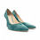 תמונה ממוזערת: Туфли женские ,темно-зеленого цвета , выполнены из змшы, коблук 8.5см