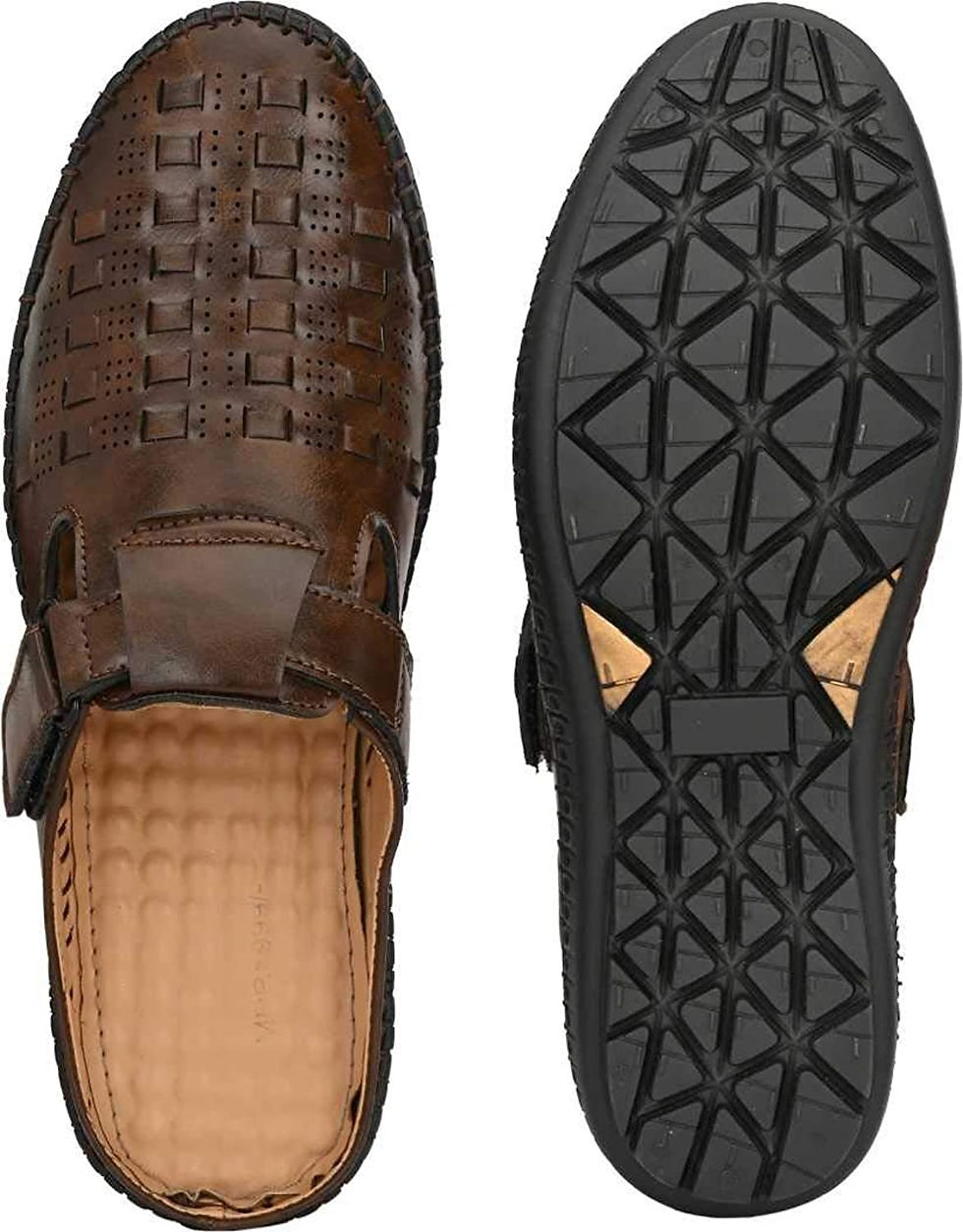Thumbnail: NAYKA Men's Synthetic Velcro Roman Outdoor Adjustable Sandal https://amzn.to/34
