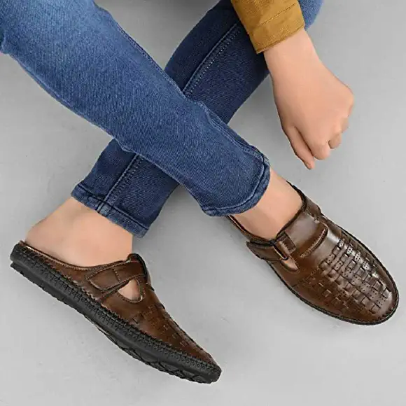 Thumbnail: NAYKA Men's Synthetic Velcro Roman Outdoor Adjustable Sandal https://amzn.to/34
