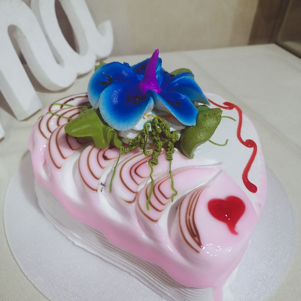 Miniatura: Totas de corazón decoradas