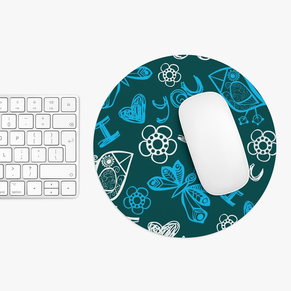 Thumbnail: Whimsical Love Mouse Pad 