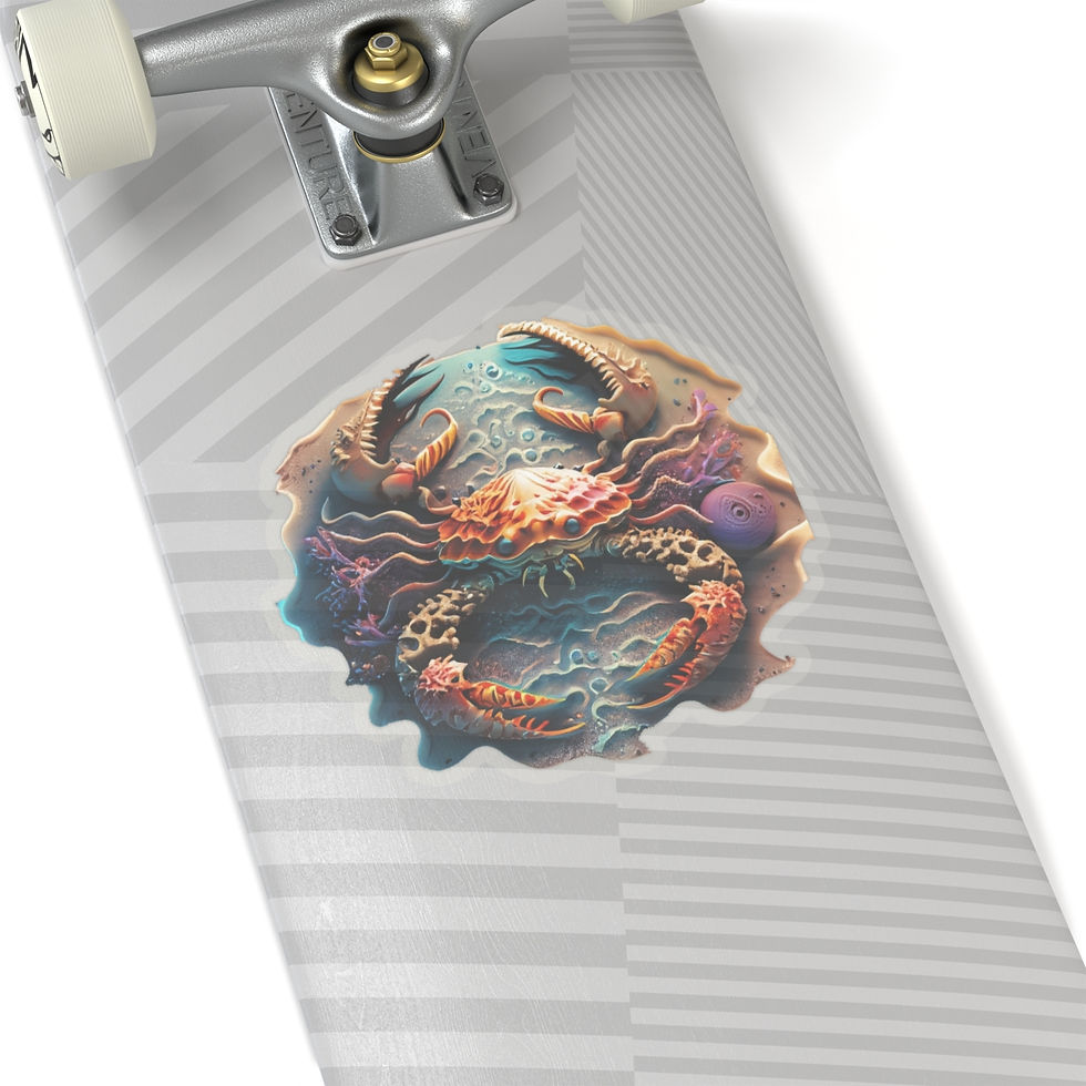 Thumbnail: Emotional Tides (Cancer) Kiss-Cut Stickers
