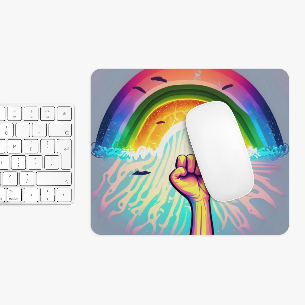 Rising Pride Flow Mouse Pad 