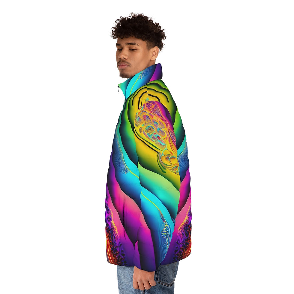 Thumbnail: Know Your Folds Puffer Jacket (AOP)