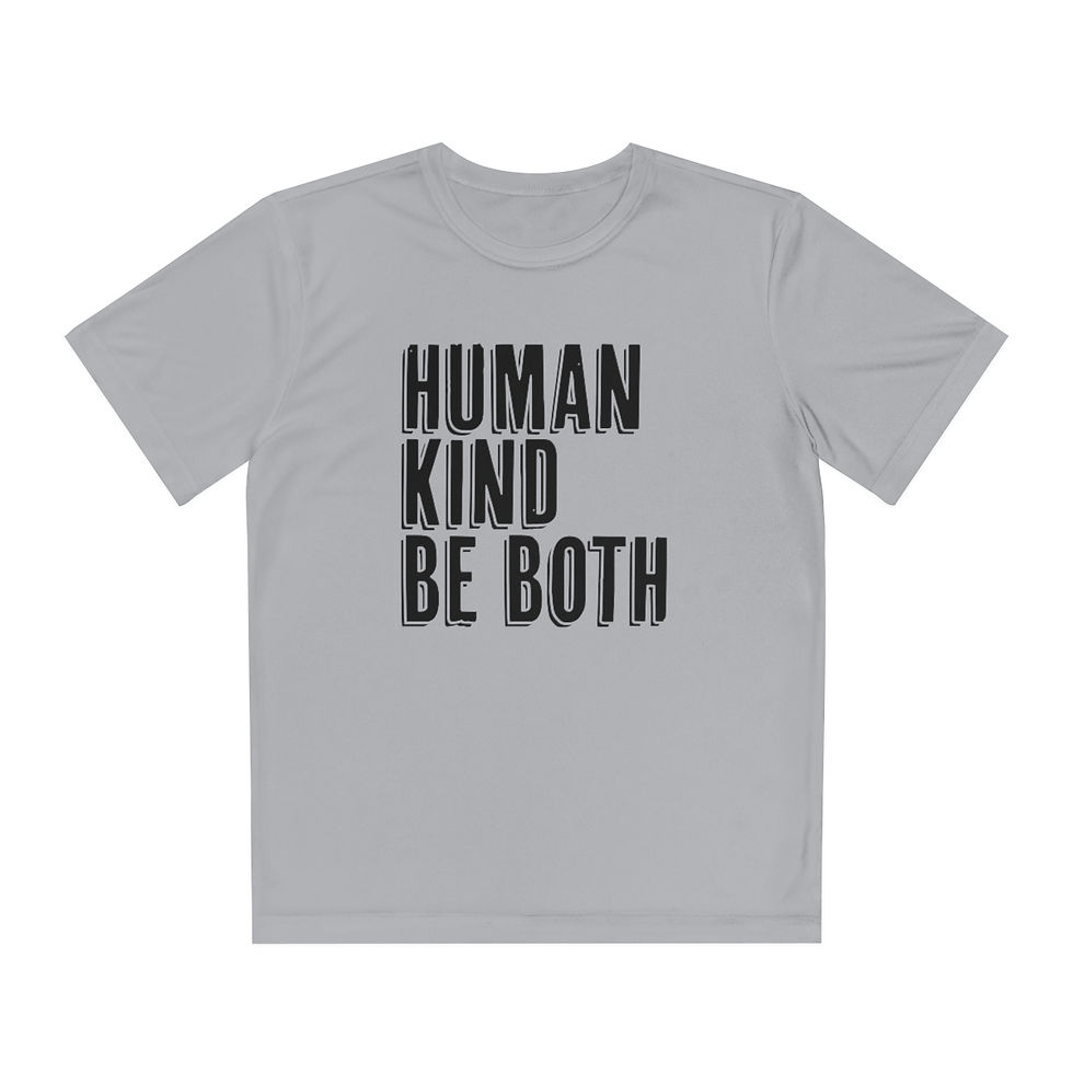 Thumbnail: Human, Kind, Be Both Kind Youth Competitor Tee