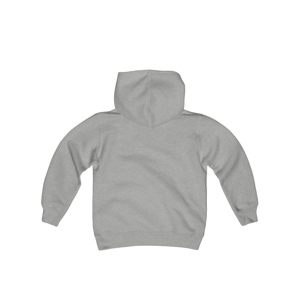 Thumbnail: Human, Kind, Be Both Youth Heavy Blend Hooded Sweatshirt