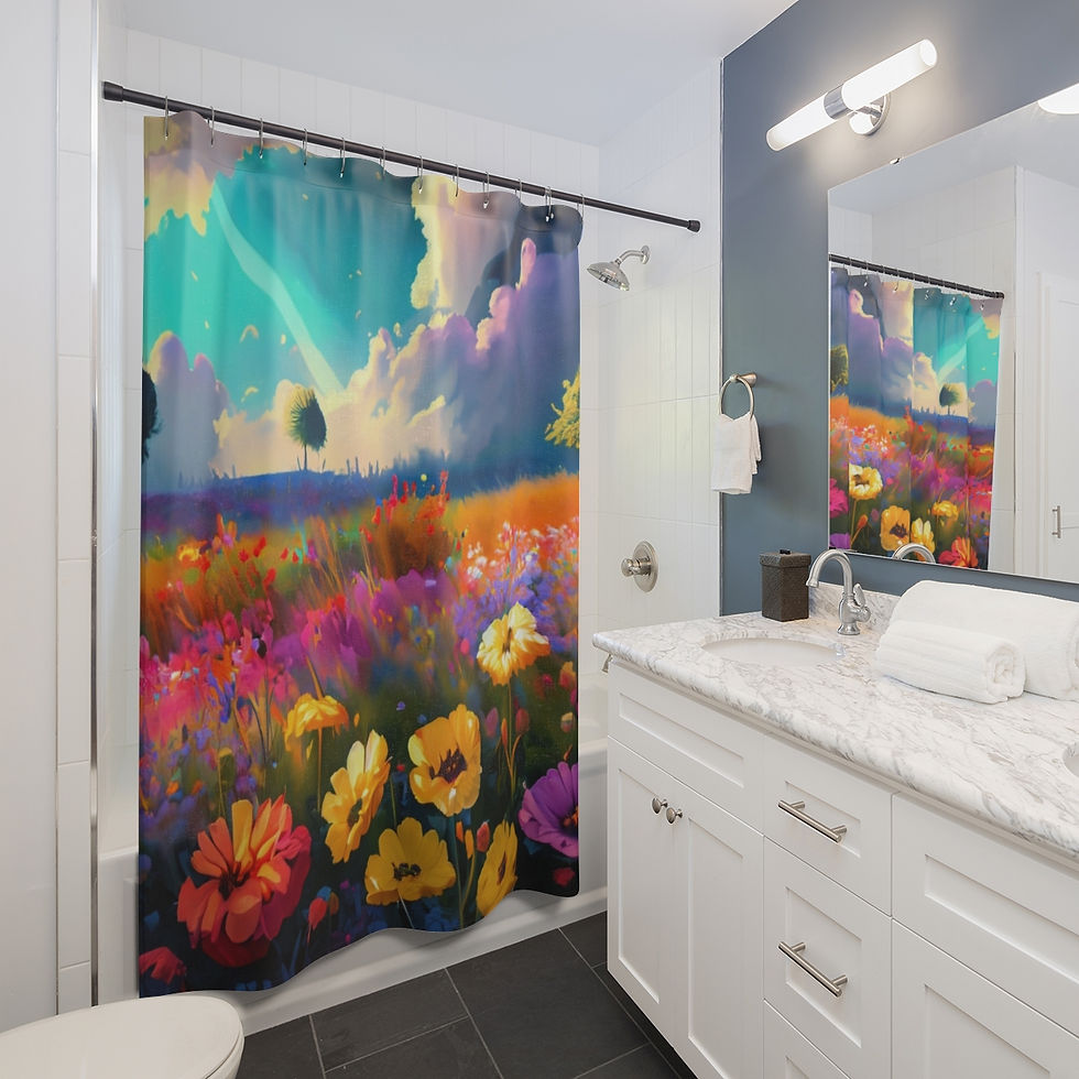 Thumbnail: Summer Serene Shower Curtain