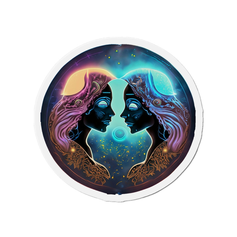 Thumbnail: Dynamic Duo (Gemini) Die-Cut Magnets