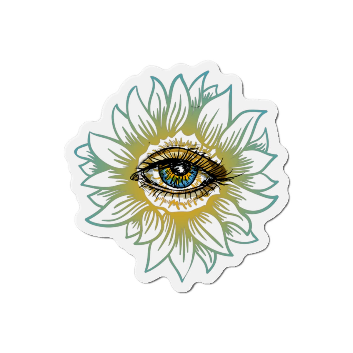 Real Eyes Die-Cut Magnets