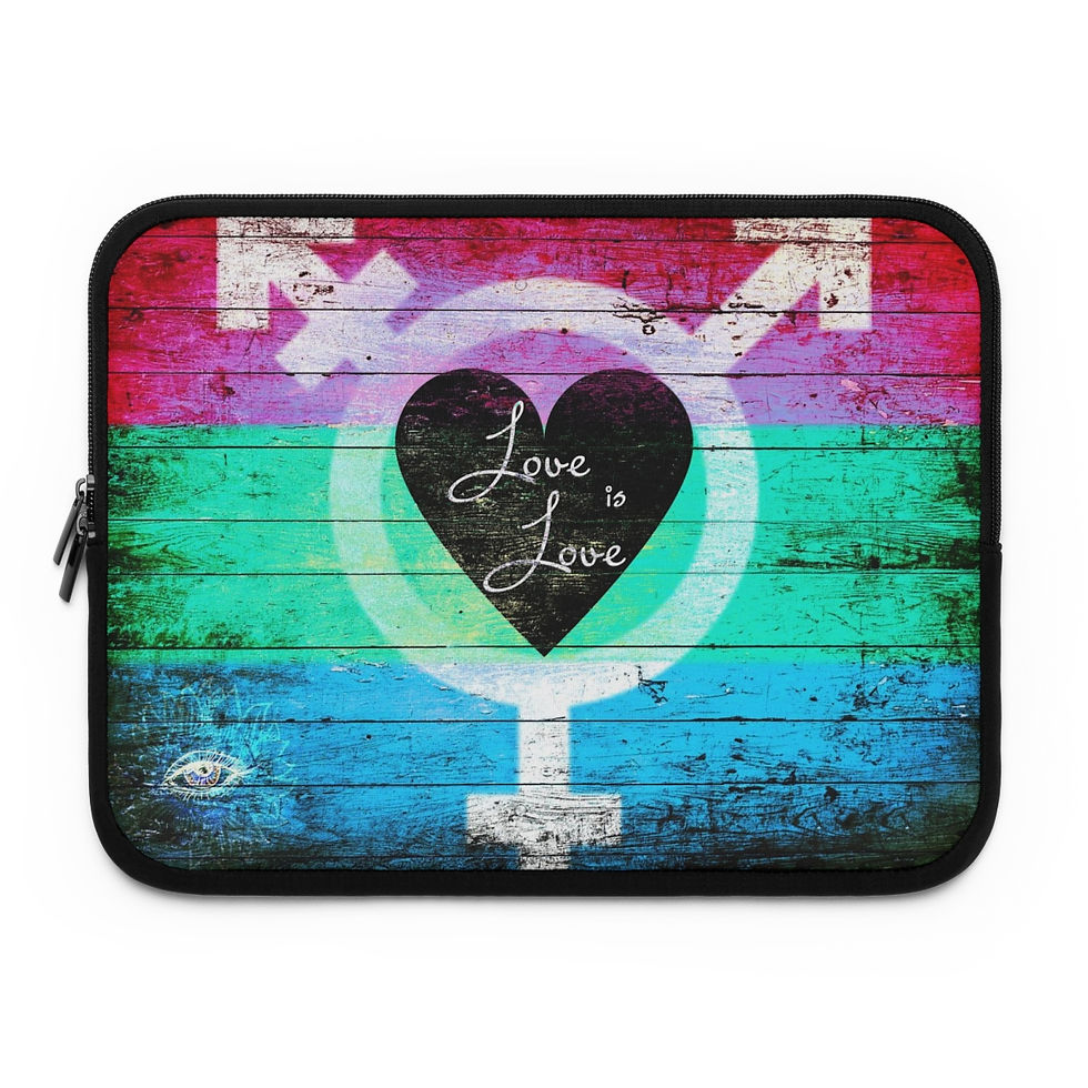 Thumbnail: "Love is Love" #PolyPride Laptop Sleeve