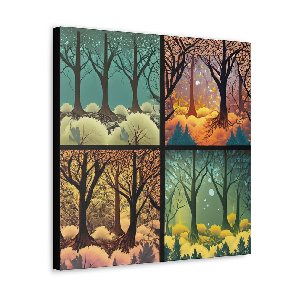 Thumbnail: Seasons Call Canvas Gallery Wraps