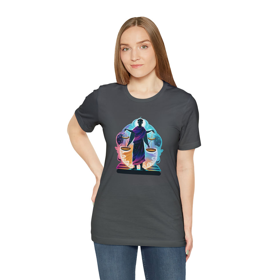 Thumbnail: Gentle Justice II (Libra) Unisex Jersey Short Sleeve Tee