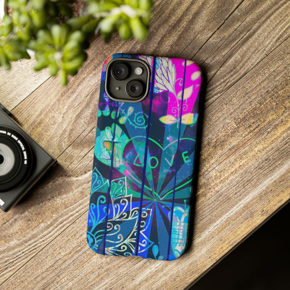 Thumbnail: #PolyPride Whimsical Flag Tough Cases