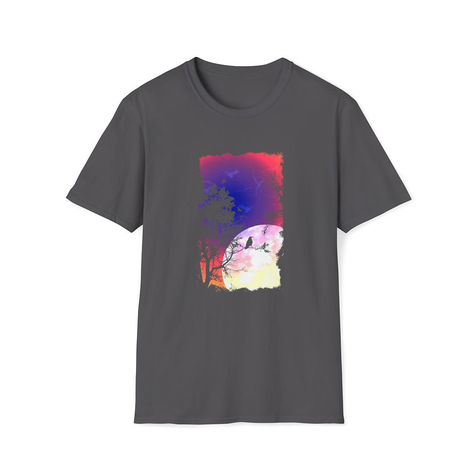 Thumbnail: Under the Light of the Moon Unisex Softstyle T-Shirt