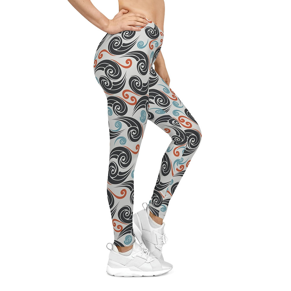 Thumbnail: "Elemental Alignment" Pattern Women's Casual Leggings