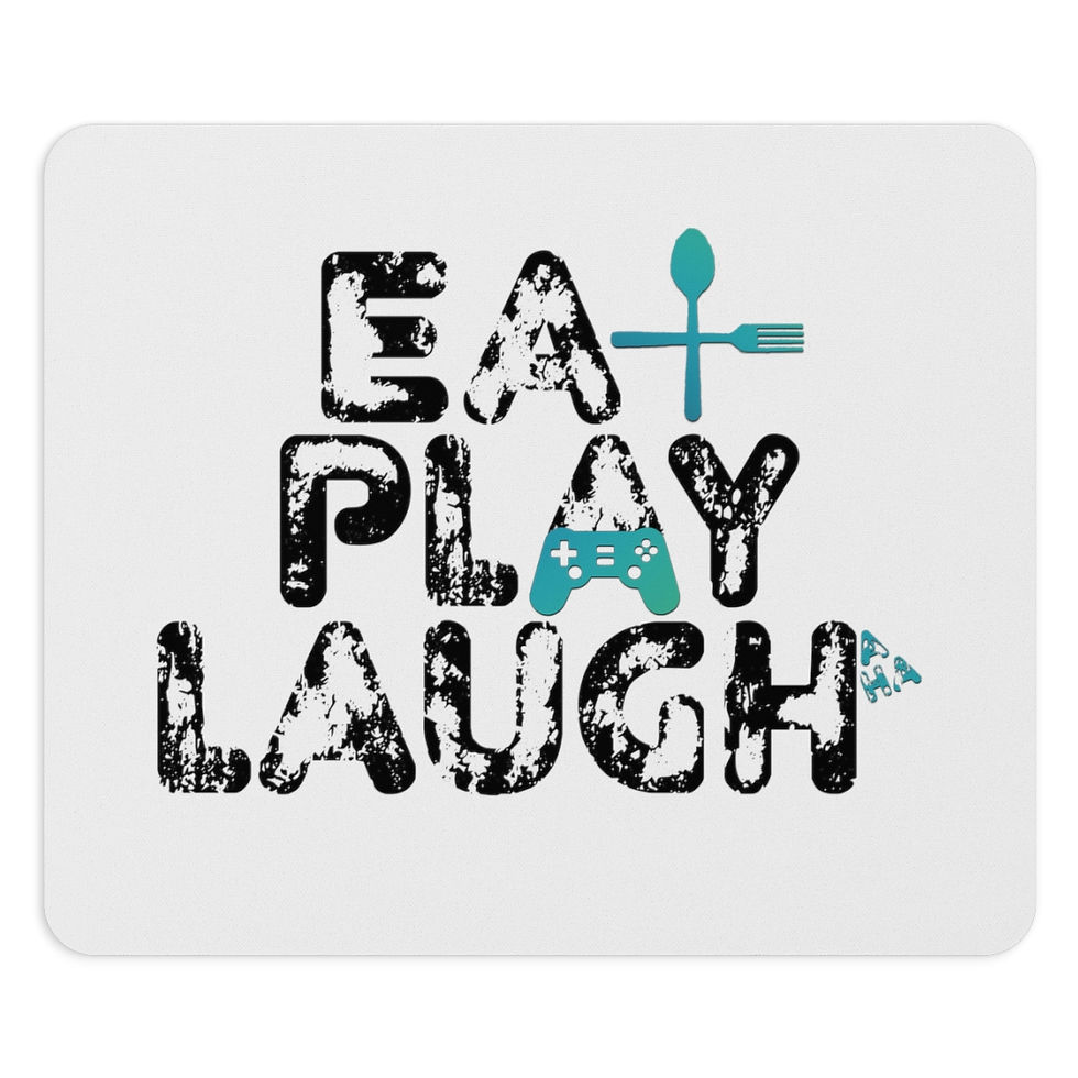 Thumbnail: Eat, Play, Laugh Mouse Pad 