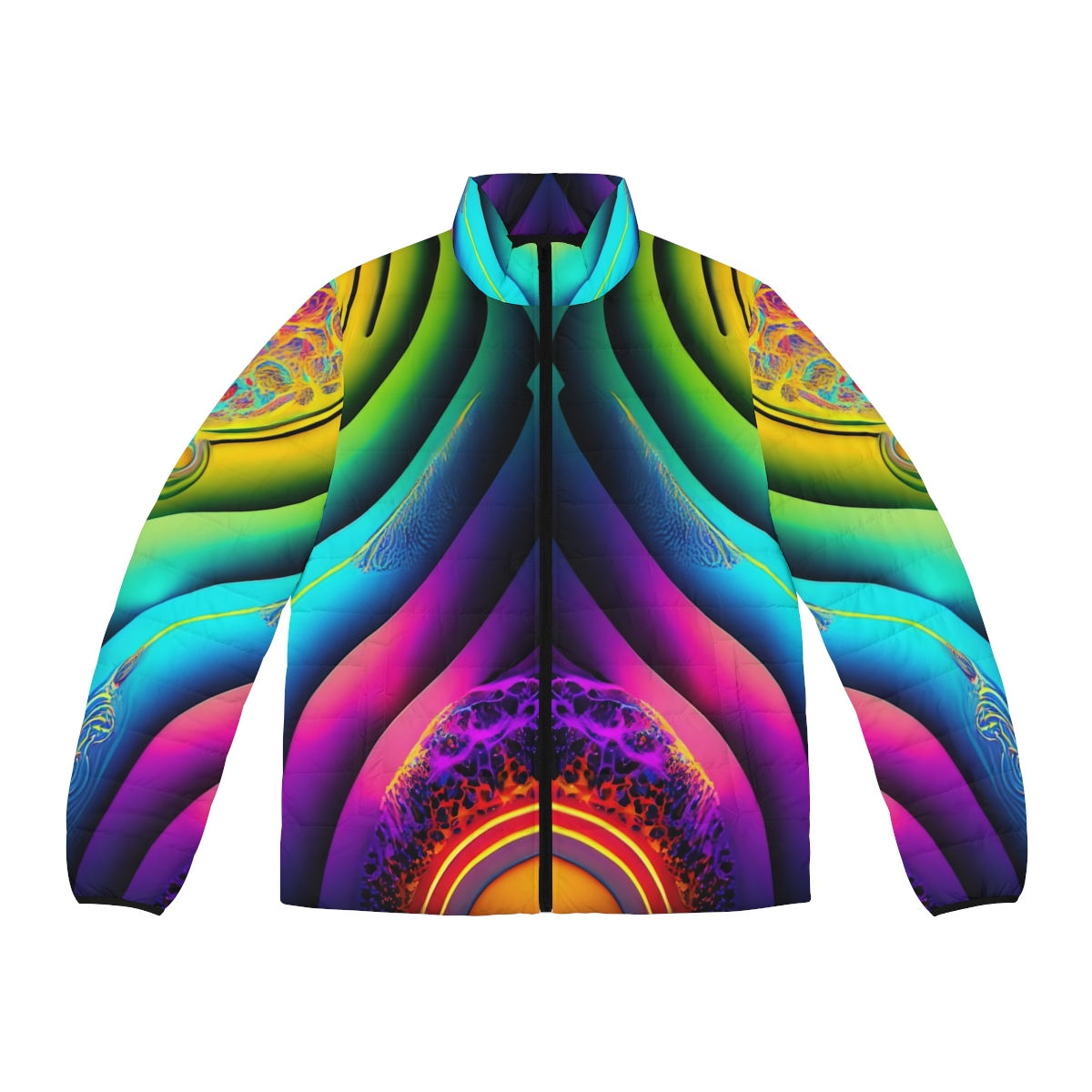 Know Your Folds Puffer Jacket (AOP)