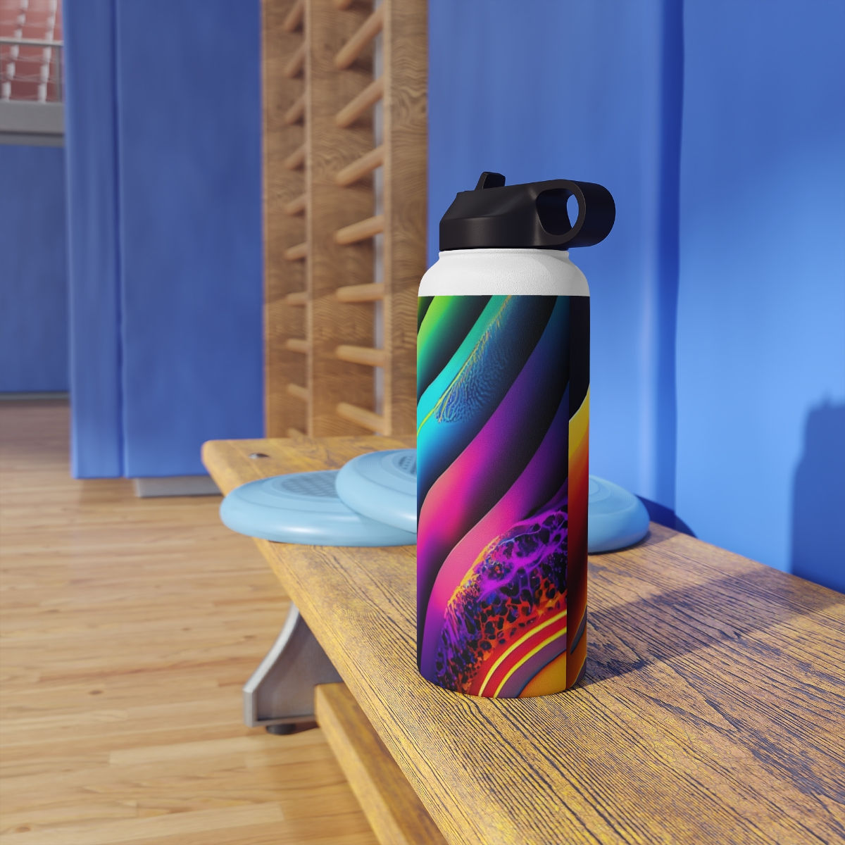 Know Your Folds Stainless Steel Water Bottle, Standard Lid