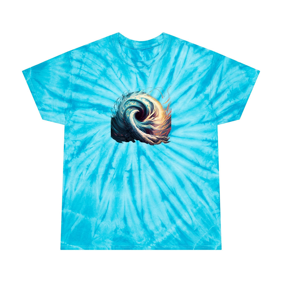 Thumbnail: Ventus Vortex Elemental Alignment Tie-Dye Tee, Cyclone