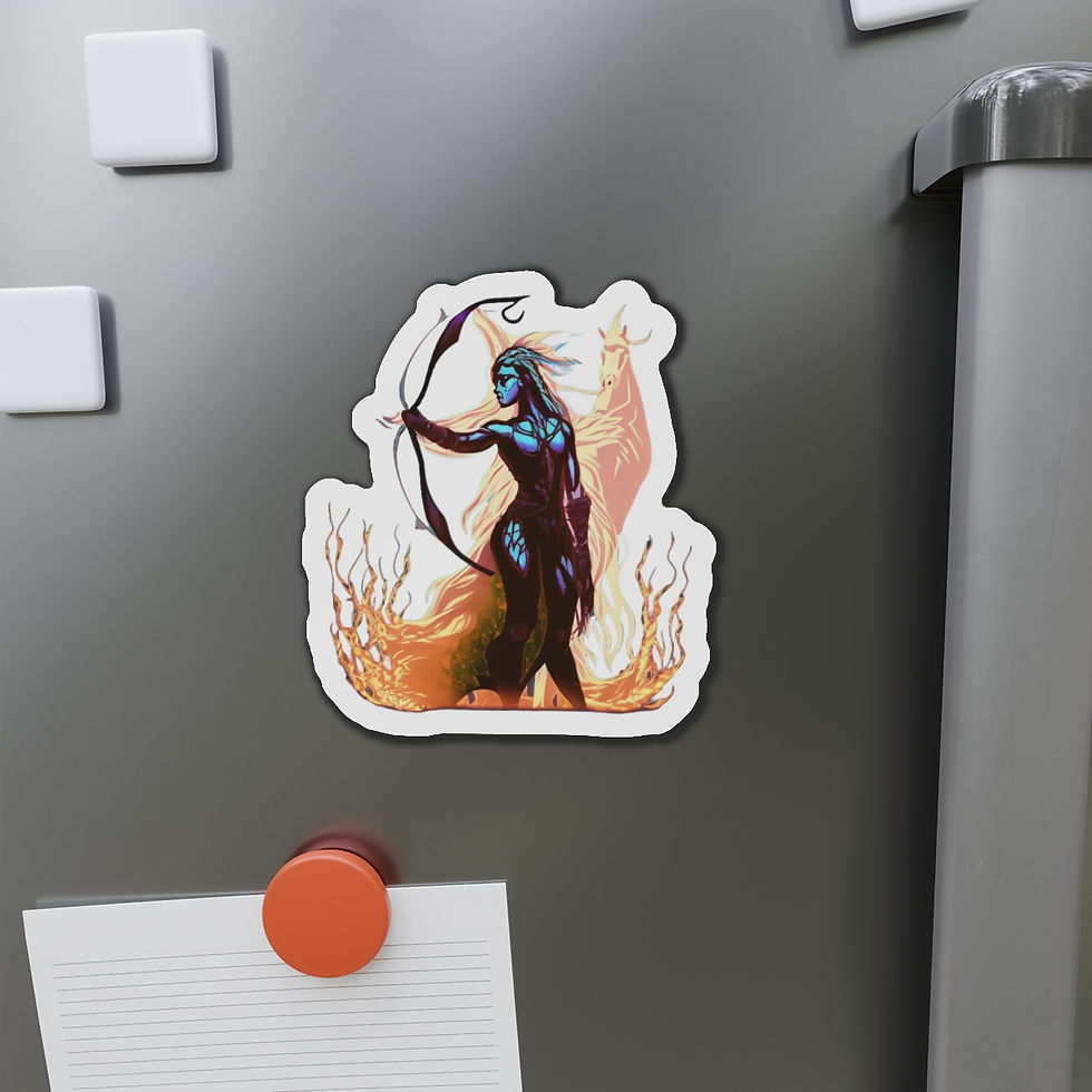 Thumbnail: Optimistic Archer (Sagittarius) Die-Cut Magnets
