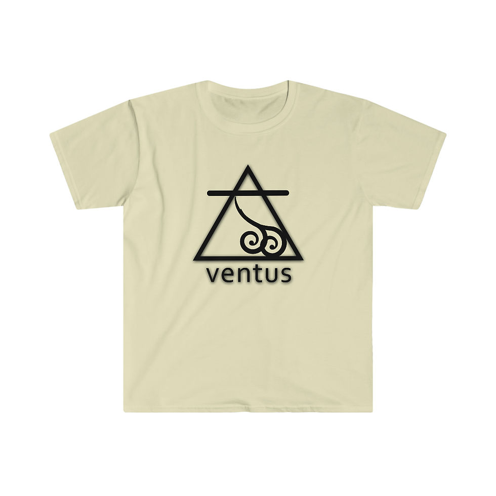 Thumbnail: "Ventus" Elemental Graphic Unisex Softstyle T-Shirt