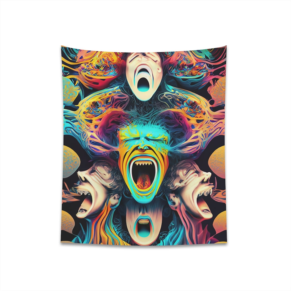Thumbnail: Echoes of Silence Printed Wall Tapestry