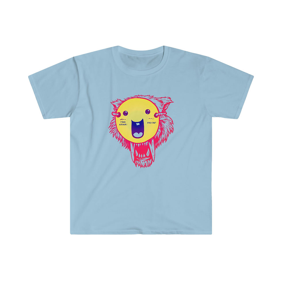 Thumbnail: "Masked Fool" Unisex Softstyle T-Shirt