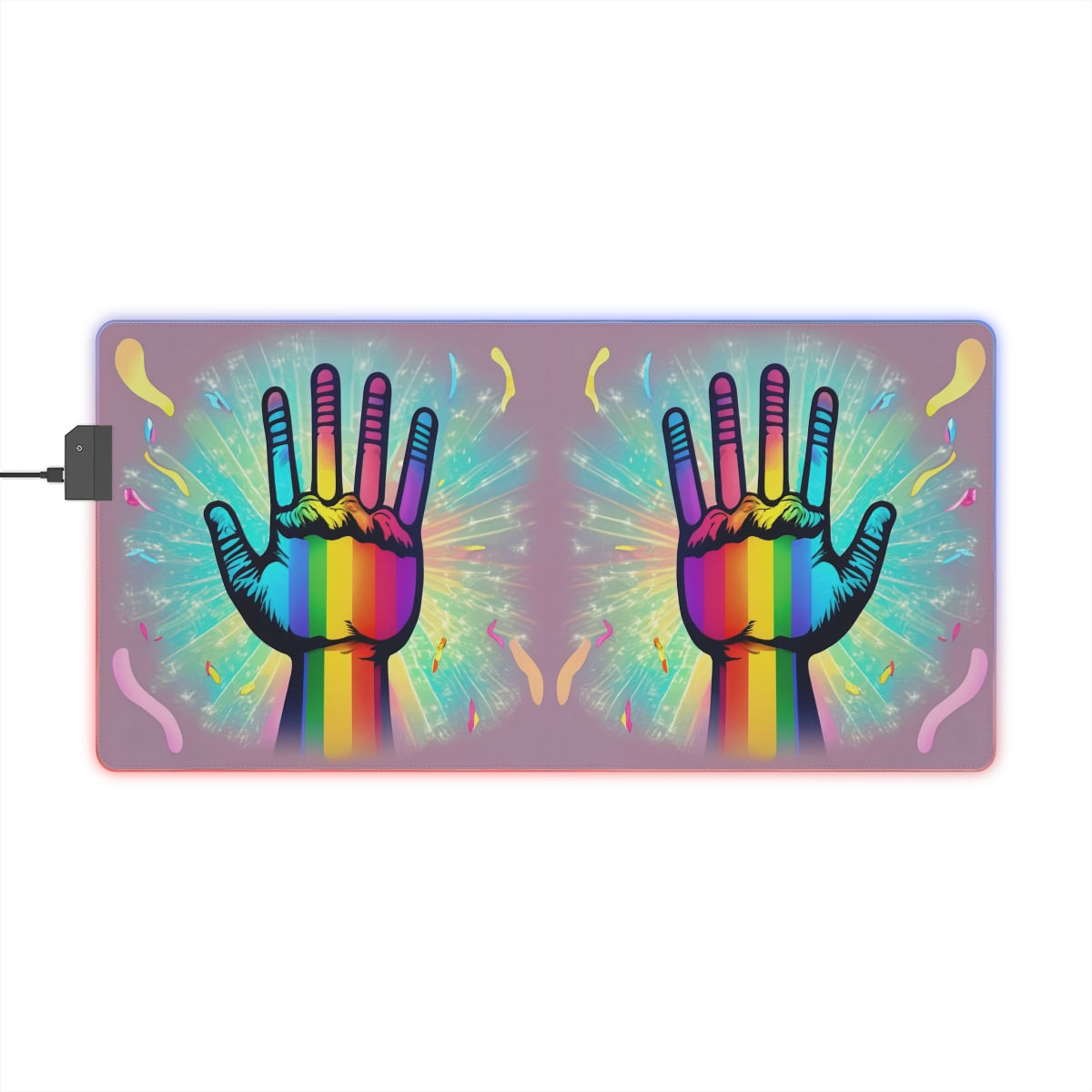 All the Layers LED Gaming Mouse Pad