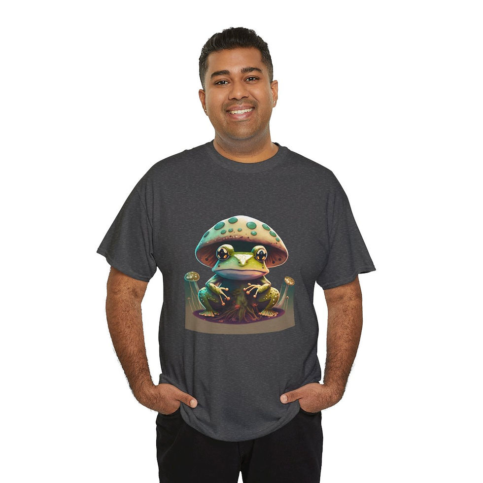 Thumbnail: Cottage Croak Unisex Heavy Cotton Tee